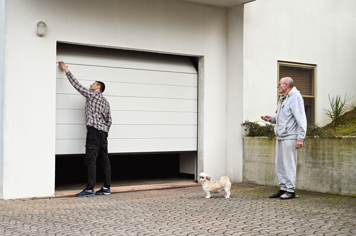 commercial garage door installation in Palm Desert CA